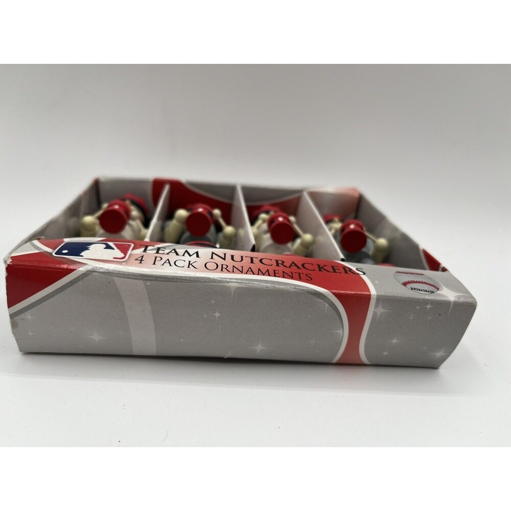 MLB St. Louis Cardinals Nutcracker Ornaments 4 pack NIB Christmas Decor - Picture 10 of 10